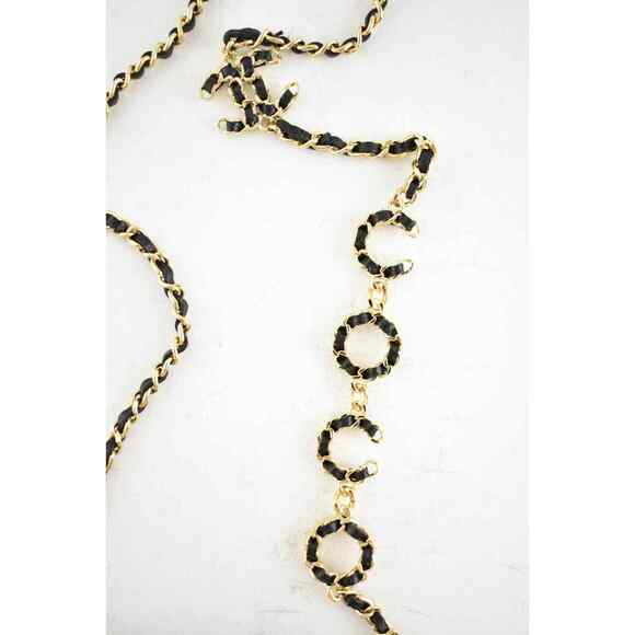 Chanel 21B Black Caviar Mini Wallet On Chain Gold COCO Shoulder Crossbody Bag - Picture 4 of 10